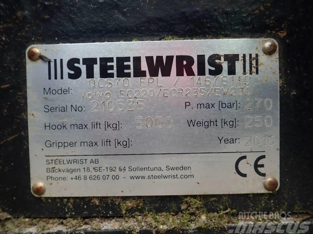 Steelwrist hydr. Schnellwechsler S70 mit Lasthaken passend fü Enganches rápidos