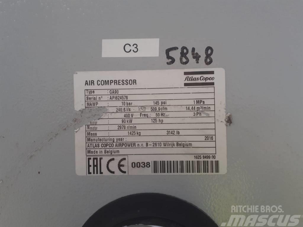 Atlas Copco Compresseur à vis (GA90) Impulsores de aire