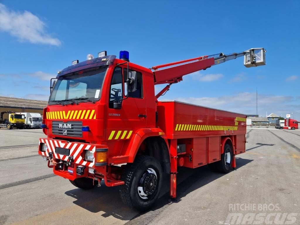 MAN LE280B 4x4 Denka Lift 24 m / Firetruck / Skylift Camiones de Bomberos