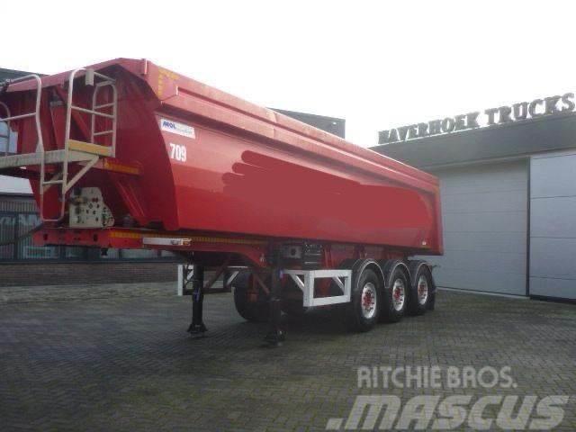 MOL 28m3 3 axle tipper trailer Alubox - Steelchassis ( Semirremolques bañera
