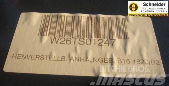 Kubota höhenverstellbare Anhängebock B20-Serie Chasis y suspención