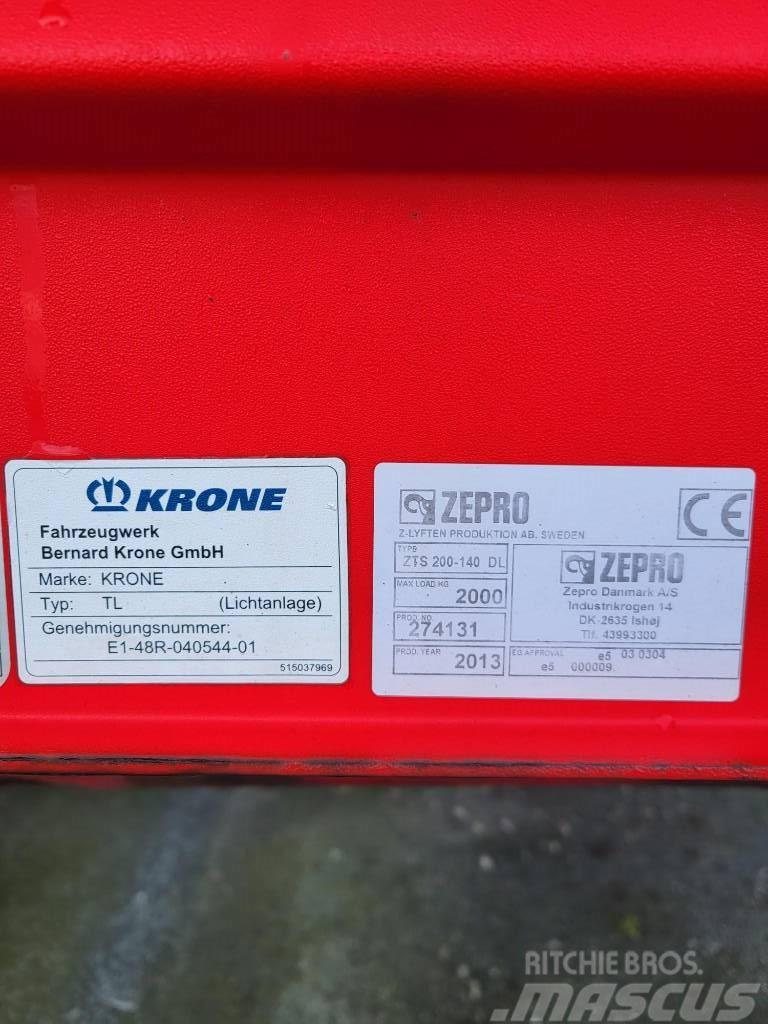 Krone SDP 27 Semirremolques con caja de lona
