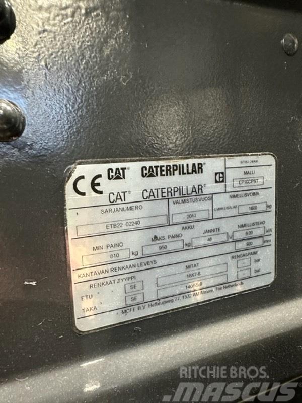 CAT EP 16 CPNT Carretillas de horquilla eléctrica