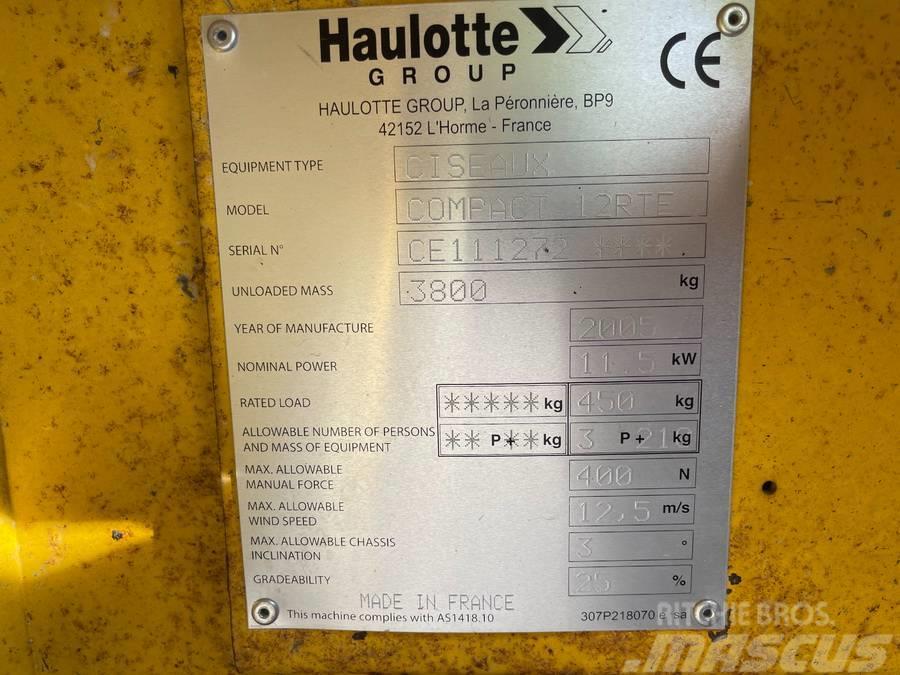Haulotte Compact 12 RTE Plataformas tijera