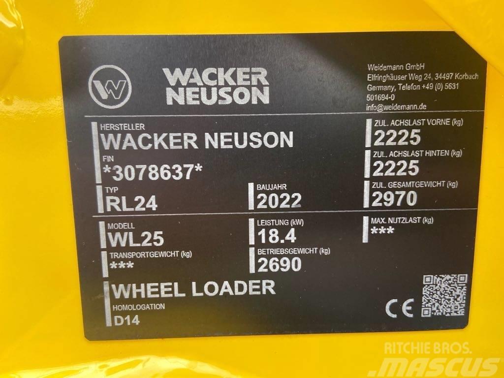 Wacker Neuson WL25 Cargadoras sobre ruedas