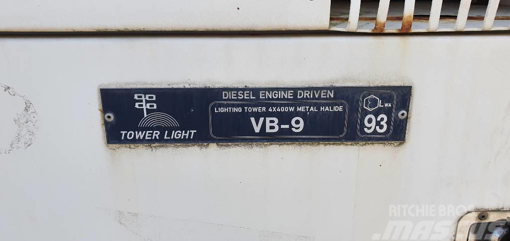 Towerlight VB-9 világítótorony/aggregátor Generadores diesel