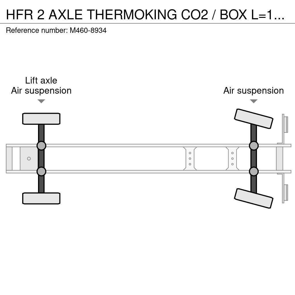 HFR 2 AXLE THERMOKING CO2 / BOX L=12699 mm Semirremolques isotermos/frigoríficos