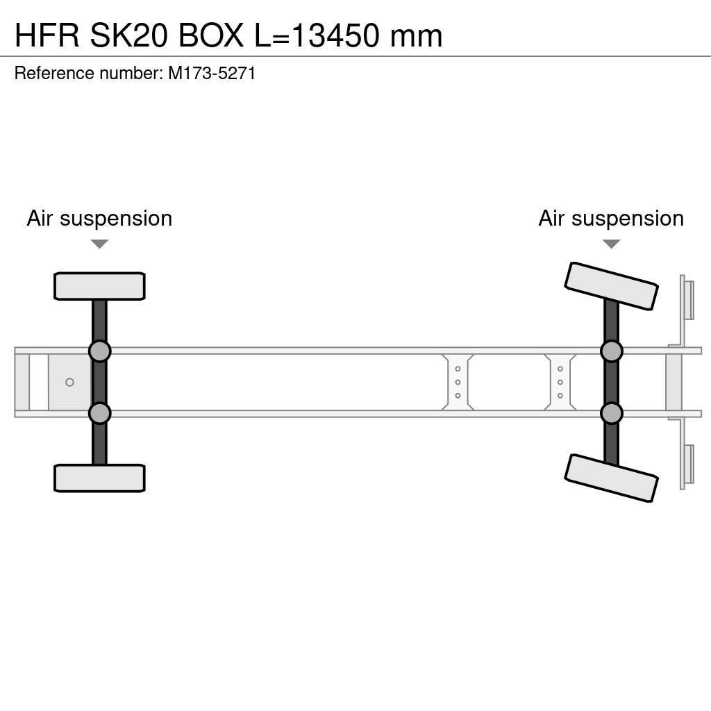 HFR SK20 BOX L=13450 mm Semirremolques con carrocería de caja