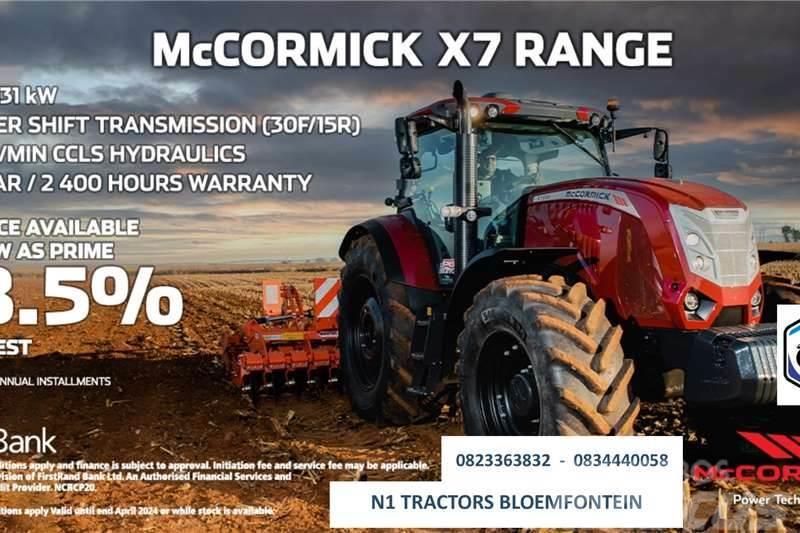 McCormick PROMO - McCormick X7 Range 121 - 131kW Tractores