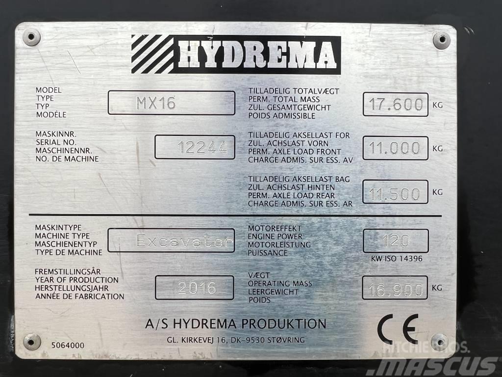 Hydrema MX 16 Excavadoras de ruedas