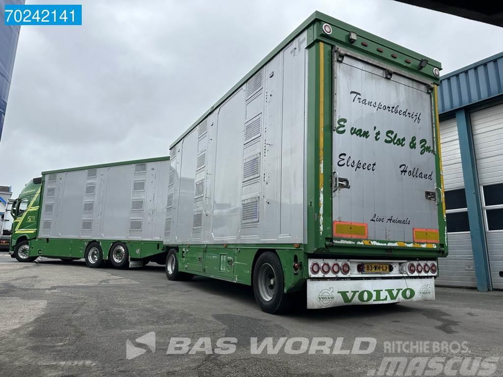Volvo FH 540 6X2 NL-Truck Cattle transport I-Park Cool A Camiones de ganado