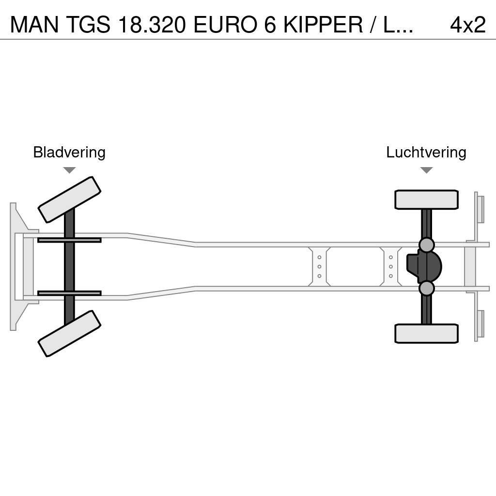 MAN TGS 18.320 EURO 6 KIPPER / LOW KM / 2 ZIJDIGE KIPP Camiones bañeras basculantes o volquetes