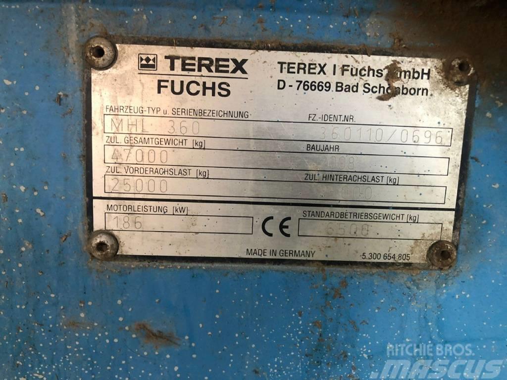 Terex Fuchs MHL 360 Excavadoras de ruedas
