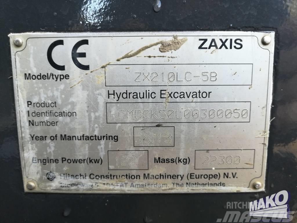 Hitachi ZX 210 LC-5 B Excavadoras de cadenas