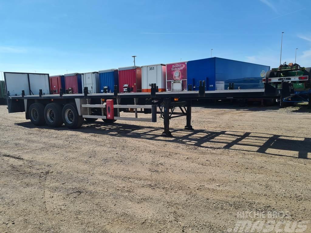 Burg Bpo 12-27 | 3 axle gas container trailer | Bpw dru Semirremolques de plataformas planas/laterales abatibles