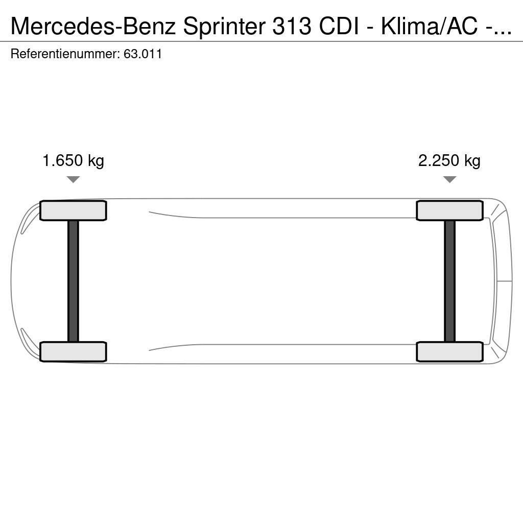 Mercedes-Benz Sprinter 313 CDI - Klima/AC - Joly B9 crane - 5 se Furgonetas caja abierta