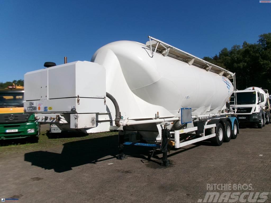 Spitzer Powder tank alu 43 m3 / 1 comp + compressor Semirremolques cisterna