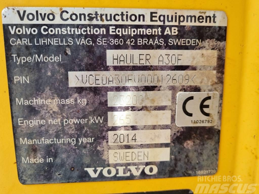 Volvo Wozidło Dumper VOLVO A30F 6x6 Dúmpers articulados