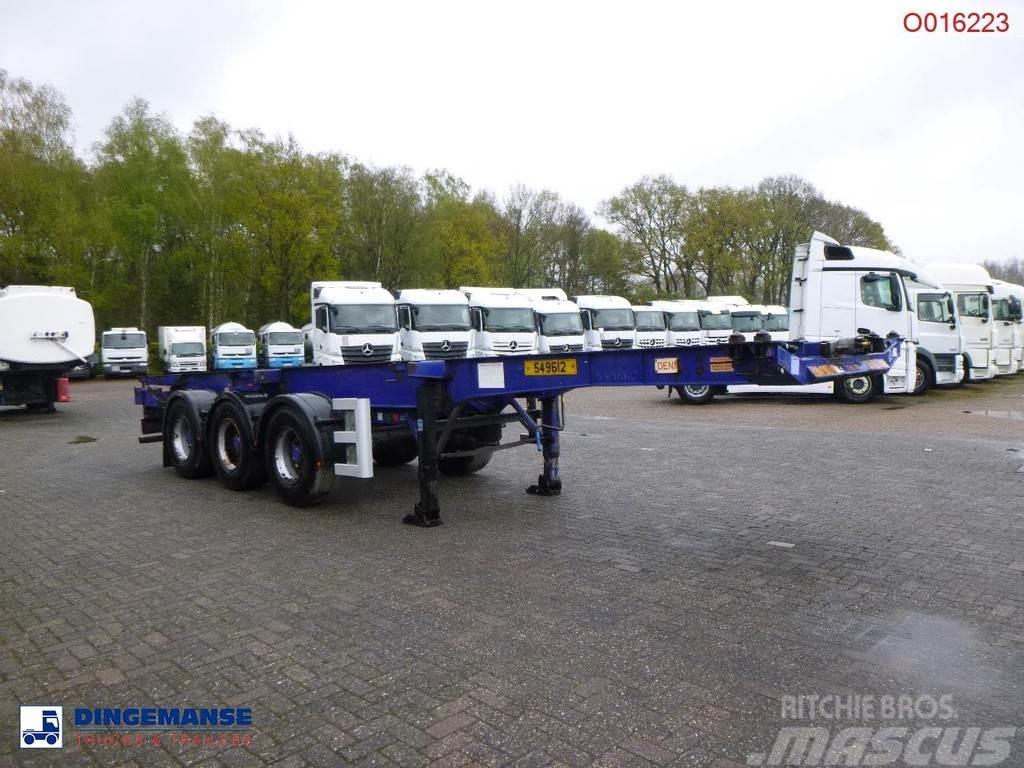 Dennison 3-axle container trailer 20-30-40-45 ft Semirremolques portacontenedores