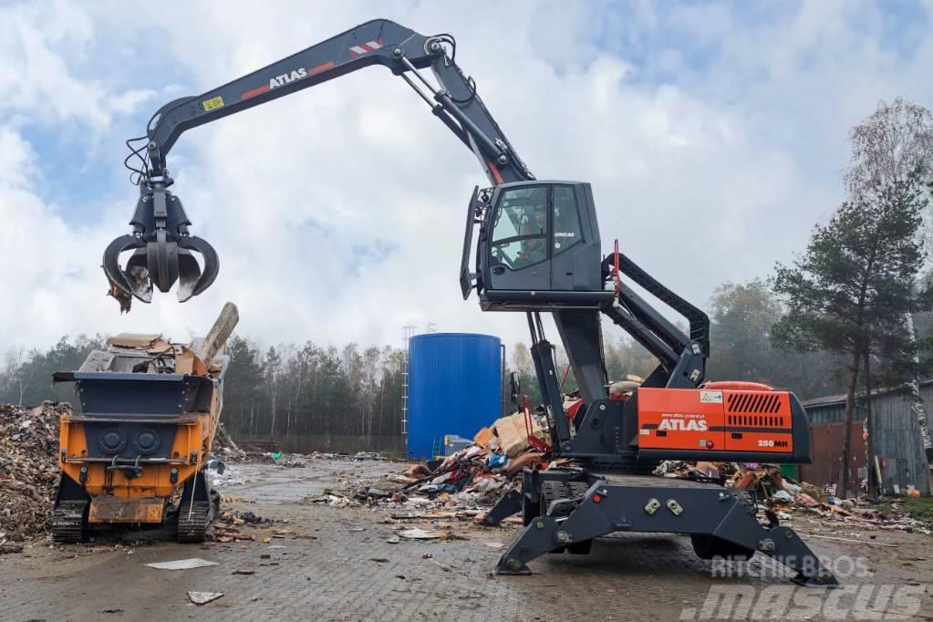 Atlas 250MH MASZYNA PRZEŁADUNKOWA MATERIAL HANDLER Excavadoras de manutención
