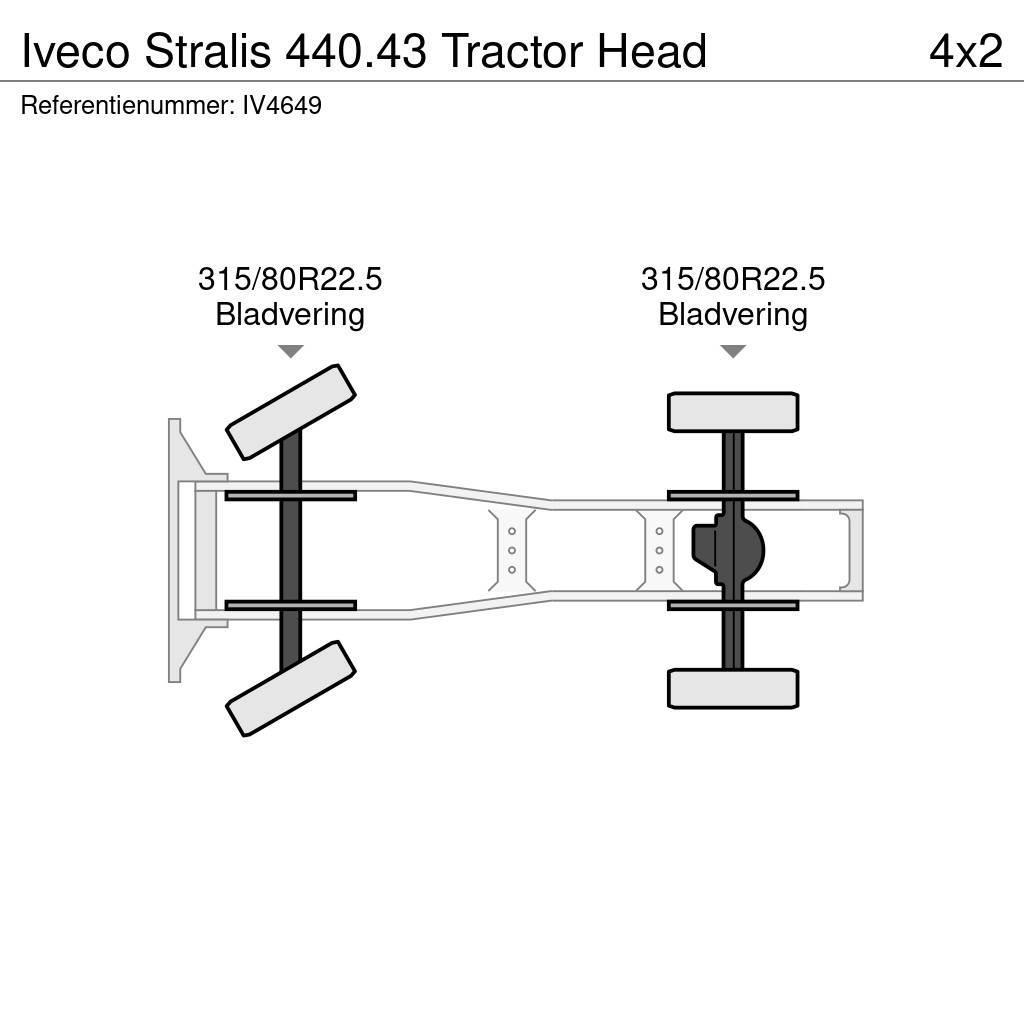 Iveco Stralis 440.43 Tractor Head Cabezas tractoras
