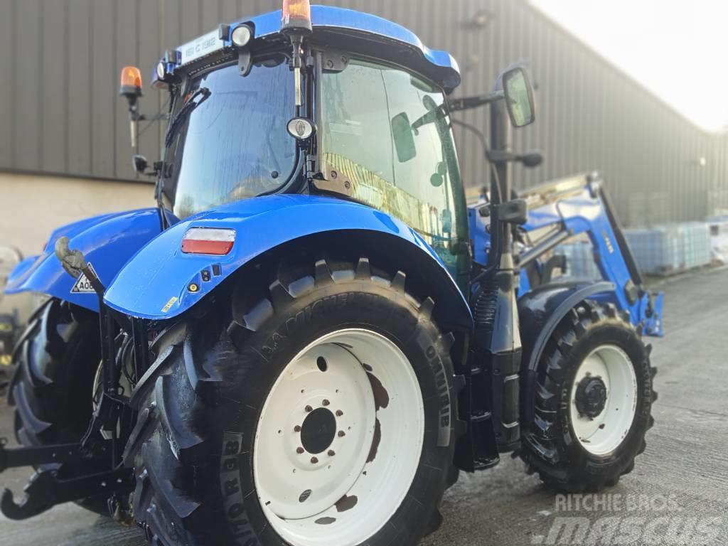 New Holland T6.140 with loader Tractores