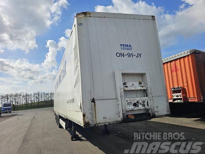 Krone sd | 3 axle mega closed box trailer| damage in fro Otros semirremolques