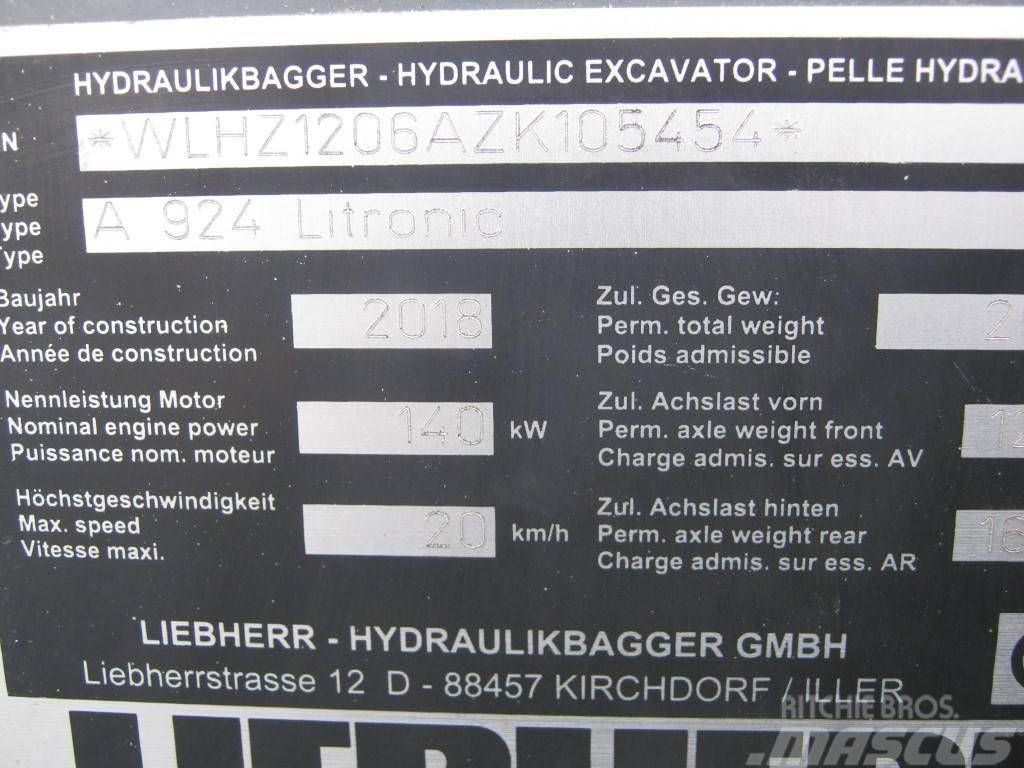 Liebherr A 924 Litronic Excavadoras de ruedas