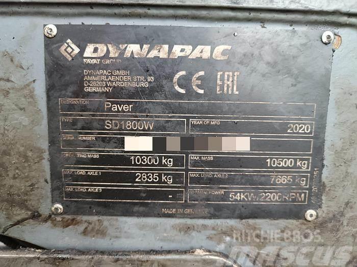 Dynapac SD1800W Asfaltadoras