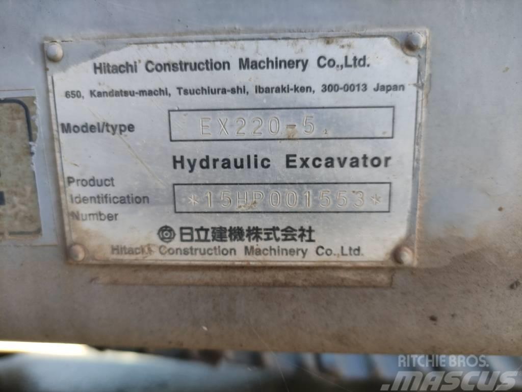 Hitachi EX 220-5 Excavadoras de cadenas
