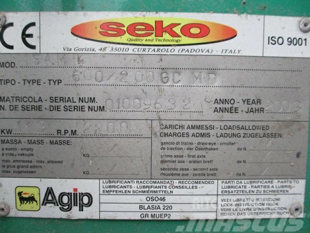 Seko 600/200GC MD Trituradoras de madera