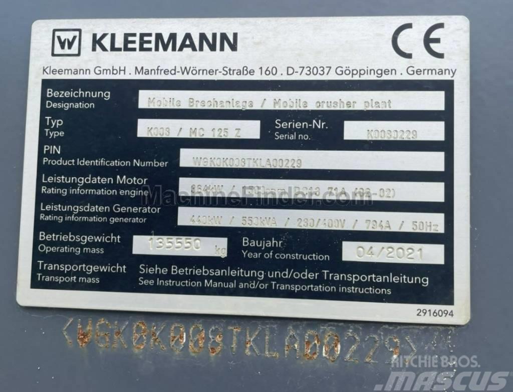 Kleemann MC125Z Trituradoras móviles