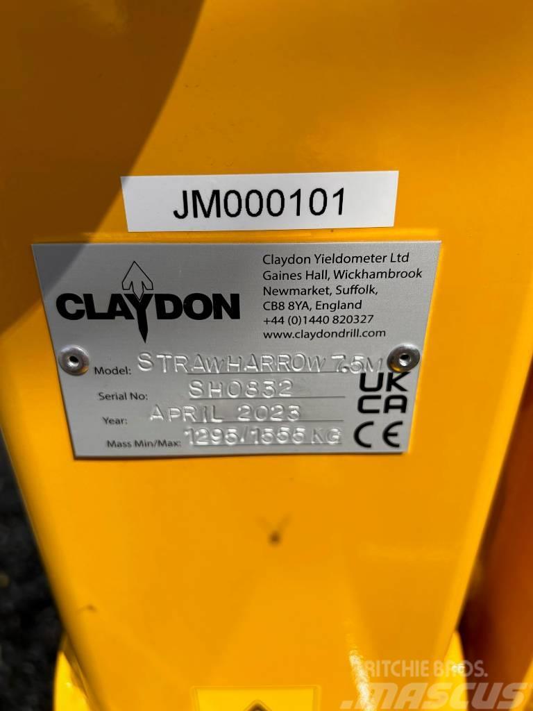 Claydon 7.5m Straw Harrow Gradas