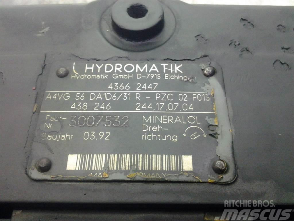Hydromatik A4VG56DA1D6/31R - Zettelmeyer ZL502 - Drive pump Hidráulicos