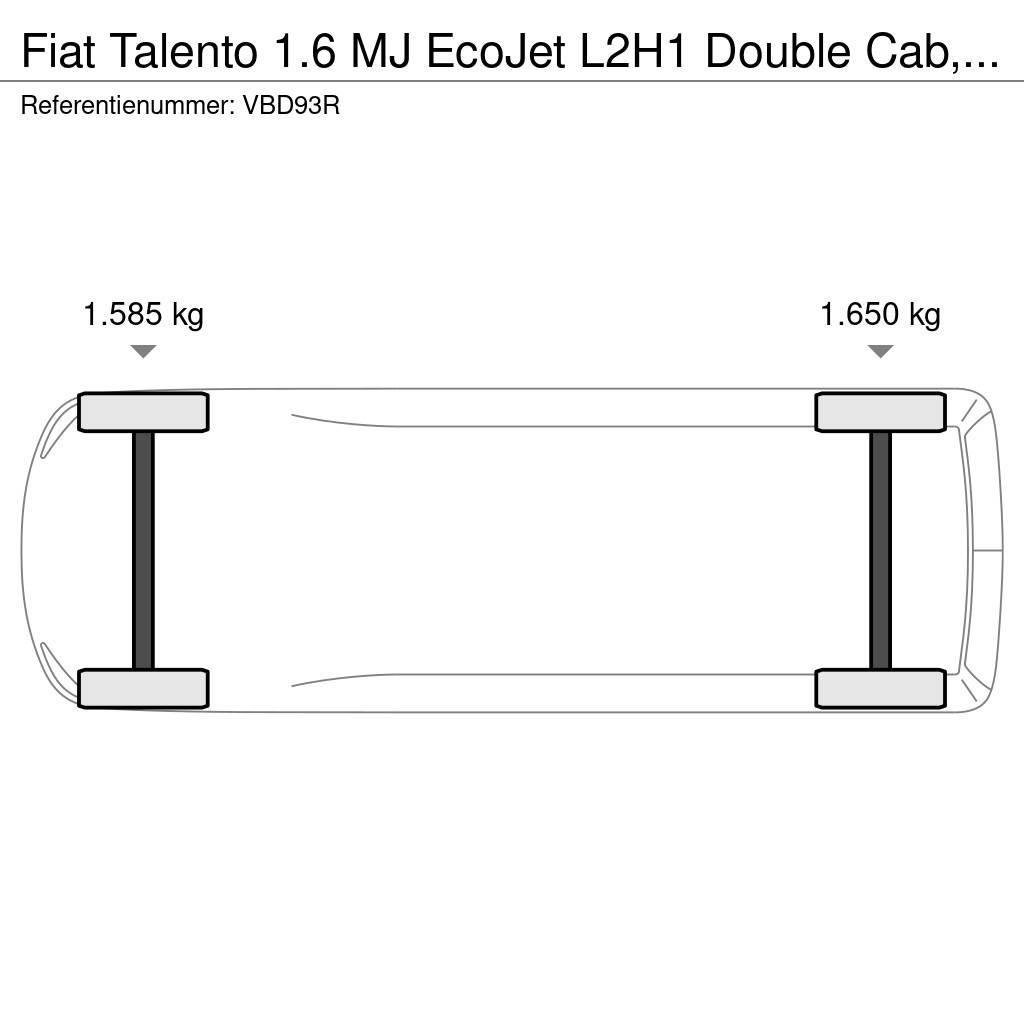 Fiat Talento 1.6 MJ EcoJet L2H1 Double Cab, Navi, Camer Furgonetas de caja cerrada