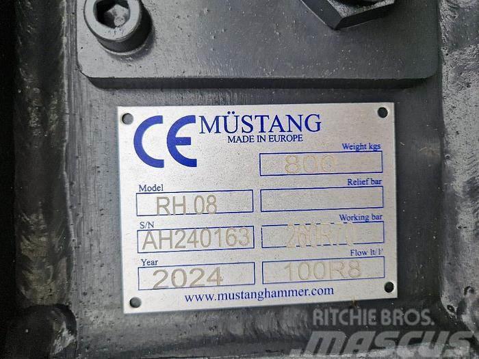 Mustang RH08 Abbruch-Pulverisierer Martillos hidráulicos