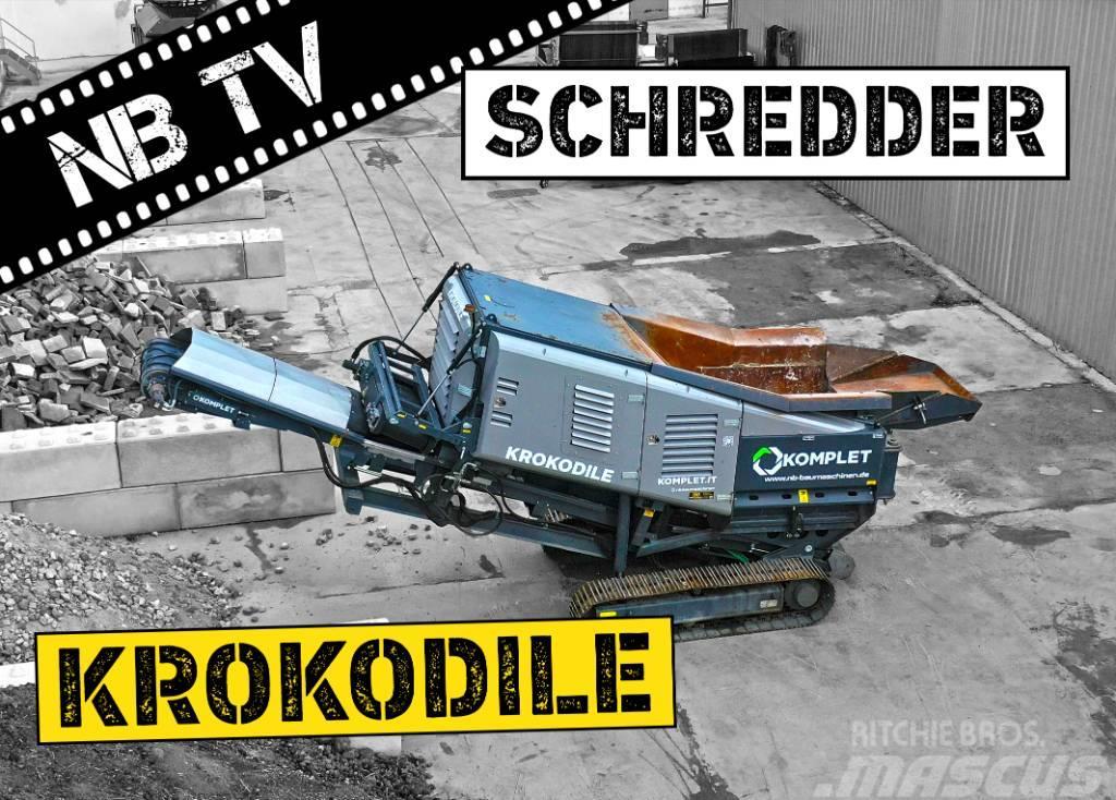 Komplet Mobiler Schredder Krokodile - bis zu 200 t/h Trituradoras para desguace