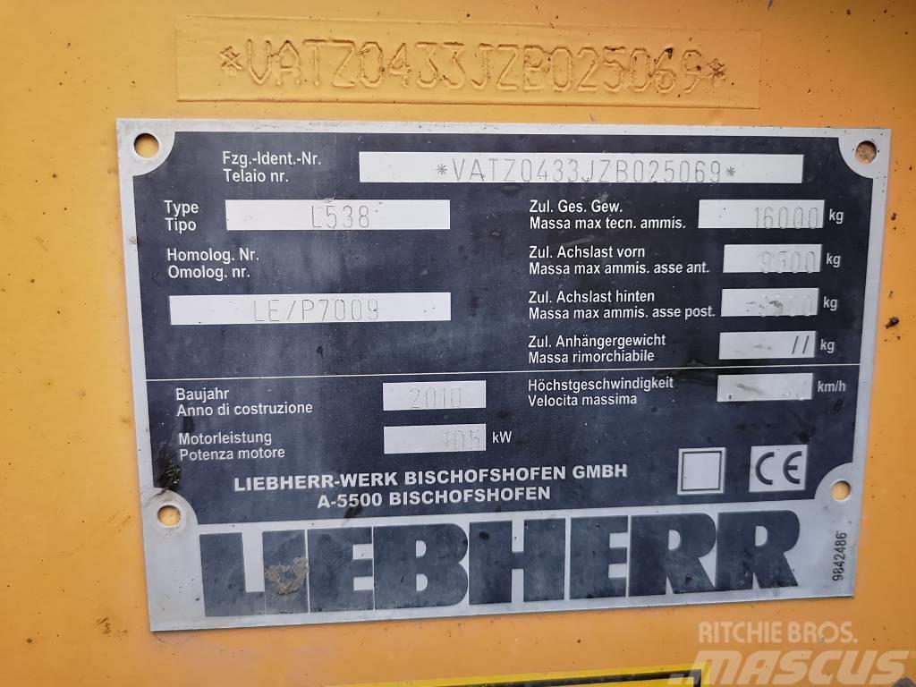 Liebherr 538 Cargadoras sobre ruedas