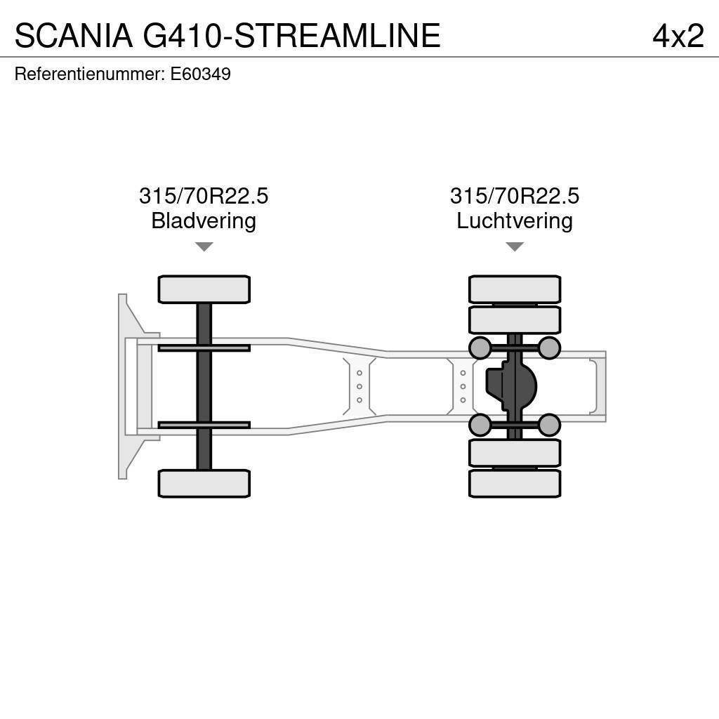 Scania G410-STREAMLINE Cabezas tractoras