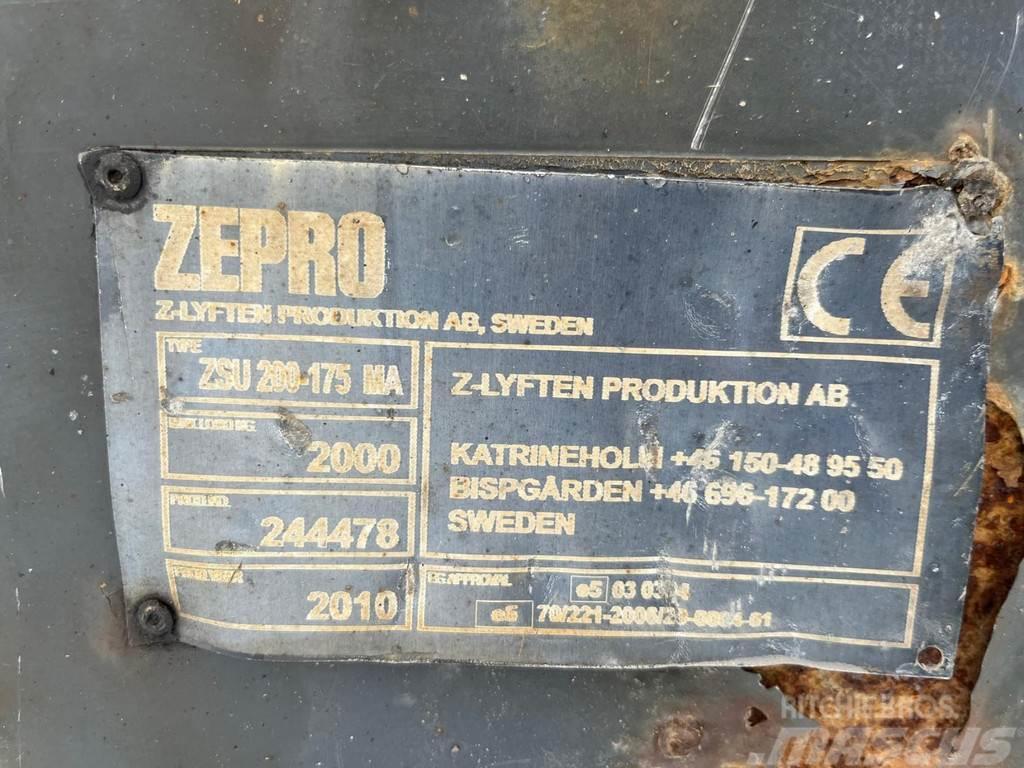  ZEPRO ZSU 200-175MA / 2000 KG. Artículos y mobilario para ascensores