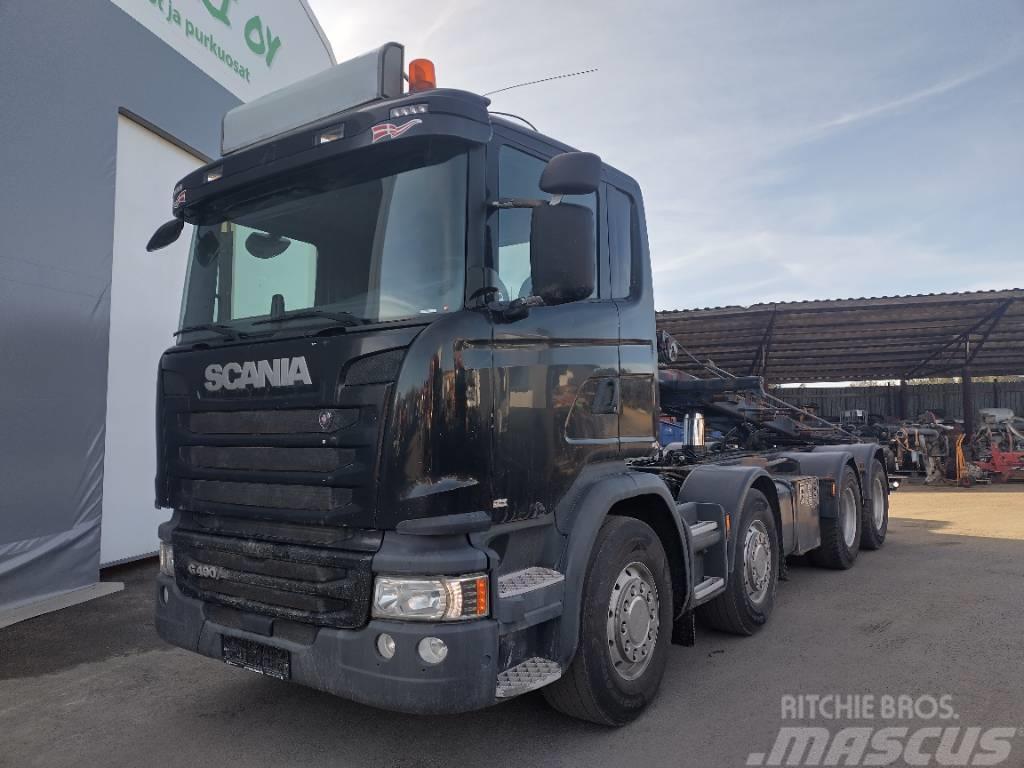 Scania R490 8x4 vaijerilaite,Euro6 Camiones con gancho
