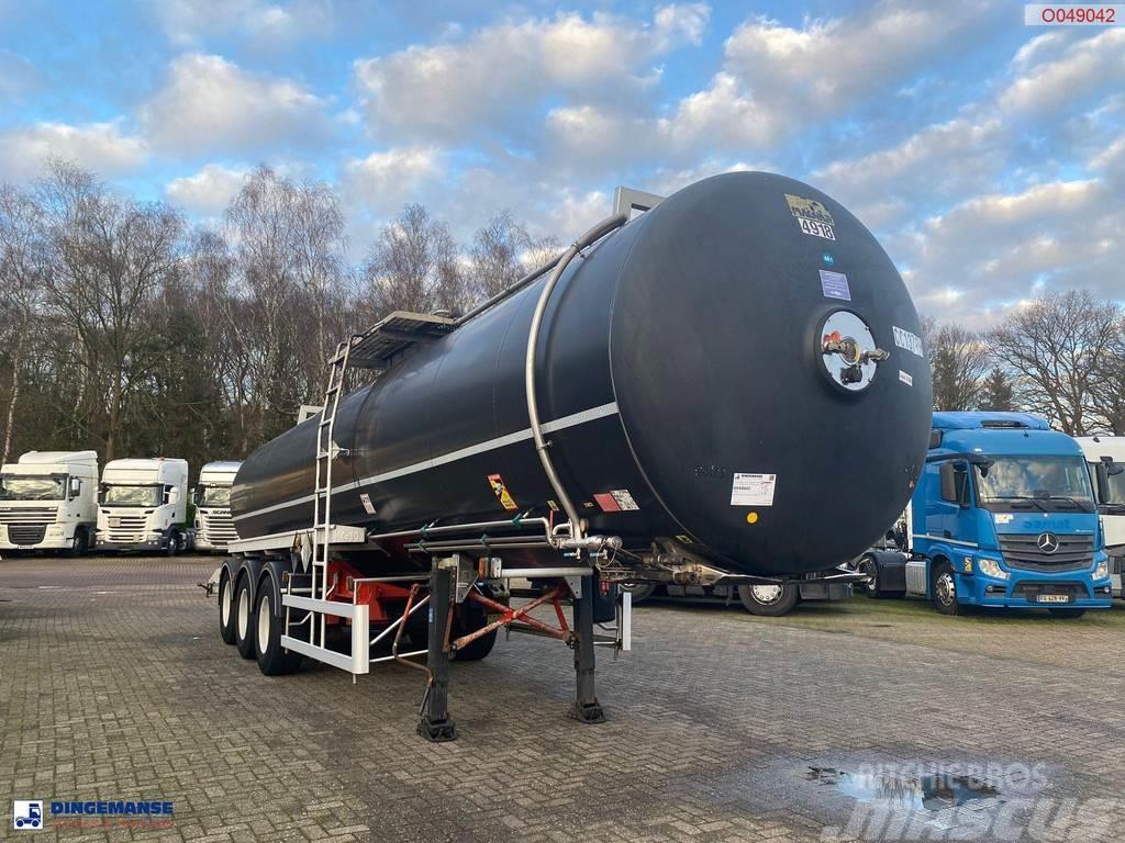 Magyar Bitumen tank inox 31 m3 / 1 comp + mixer / ADR 26/ Semirremolques cisterna