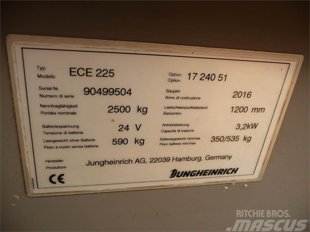 Jungheinrich ECE 225 2400x510mm Recogepedidos de baja altura