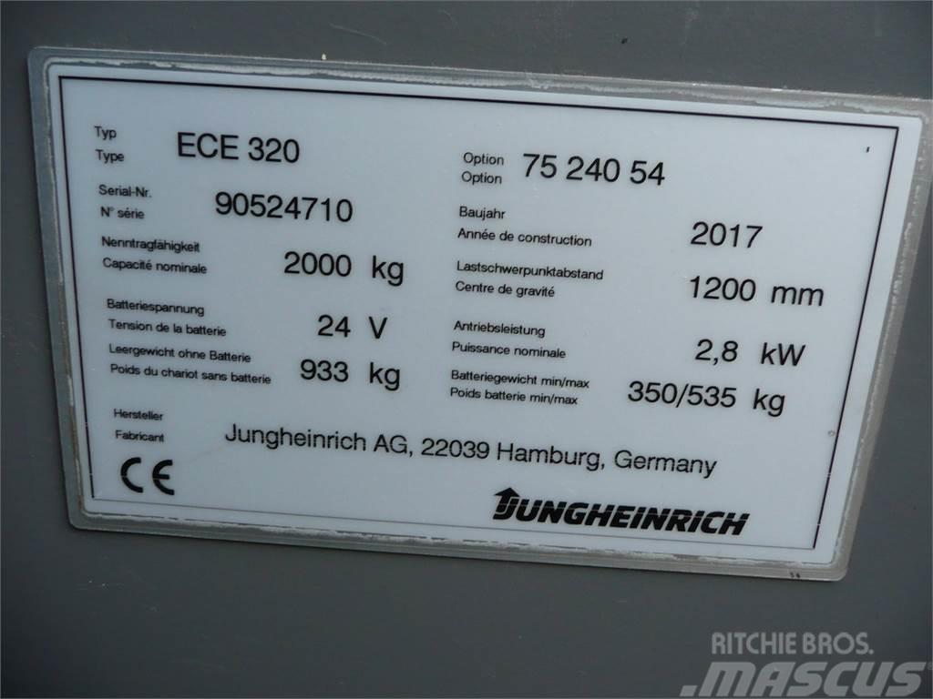 Jungheinrich ECE 320 2400x540mm Recogepedidos de baja altura