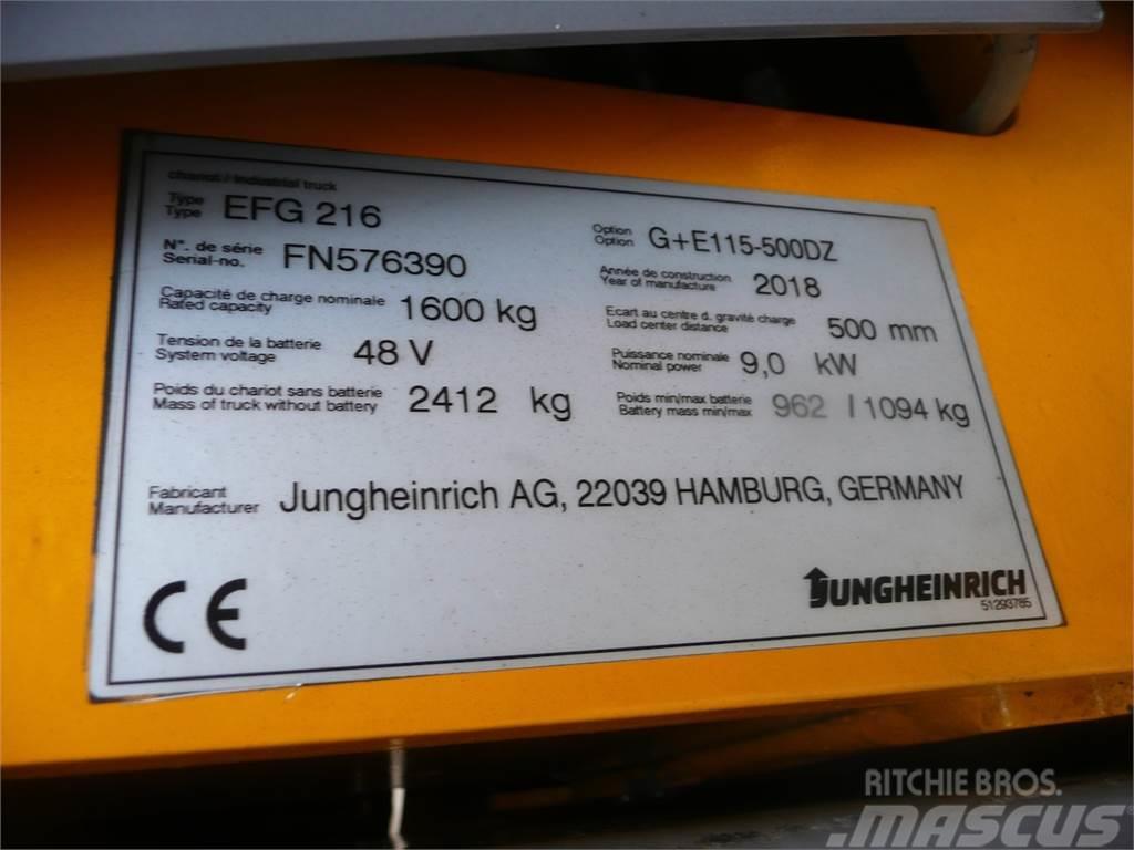 Jungheinrich EFG 216 500 DZ Carretillas de horquilla eléctrica