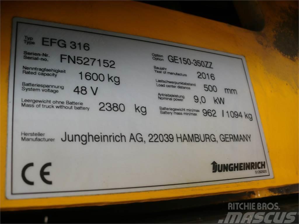 Jungheinrich EFG 316 350 ZT Carretillas de horquilla eléctrica