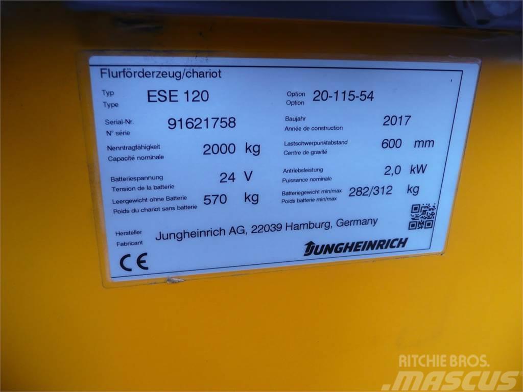 Jungheinrich ESE 120 Transpaletas Eléctricas con plataforma