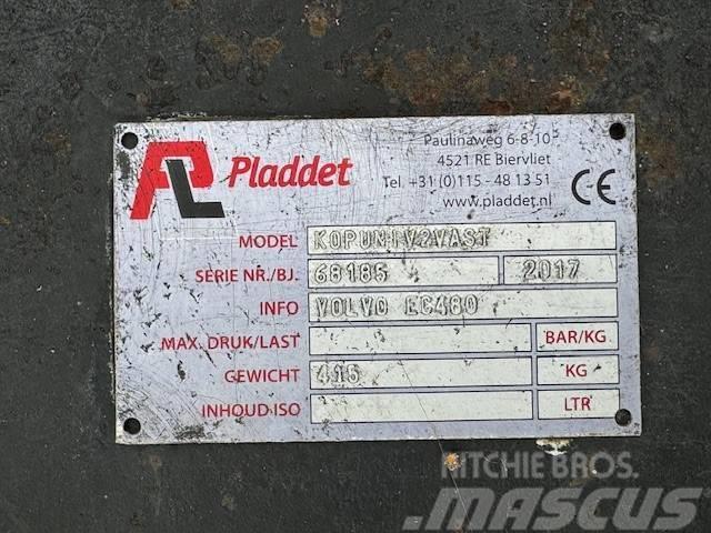 Pladdet Adapterplate Enganches rápidos