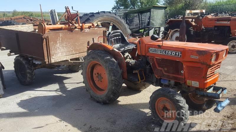  Tractor Kubota L1501 + Reboque + Charrua + Freze Tractores