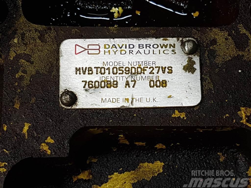 David Brown MVBT01059 - Komatsu WA270-3 - Valve Hidráulicos